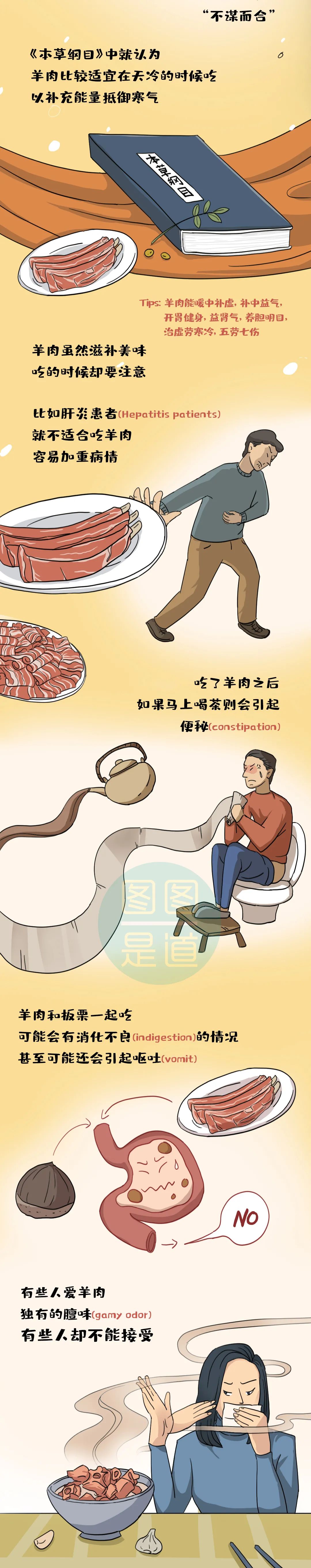 咩咩咩~羊肉为什么有膻味？| 图图是道