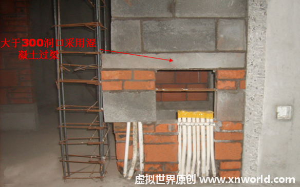 怎么控制二次结构施工中细部节点做法?