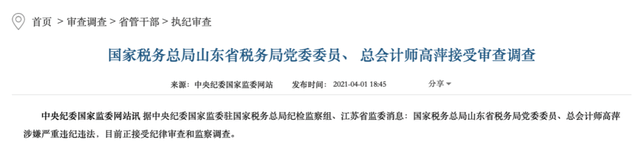 山东一落马女厅官被点名,给国家造成近亿损失