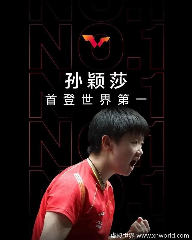 孙颖莎首登女单世界第一 【祝贺孙颖莎!】