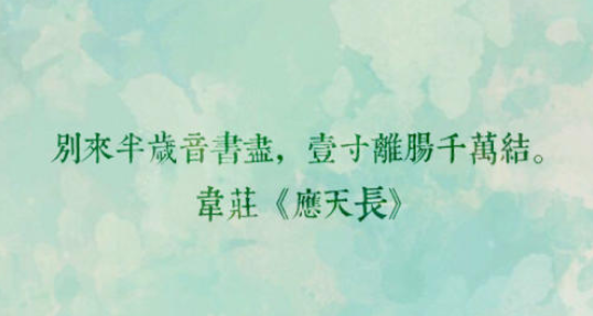 “别来半岁音书绝，一寸离肠千万结”是什么意思？ – 【最新网络热词】