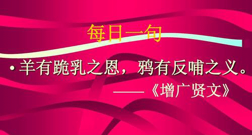 “羊有跪乳之恩，鸦有反哺之义”是什么意思？ 是什么梗？ – 【最新网络热词】