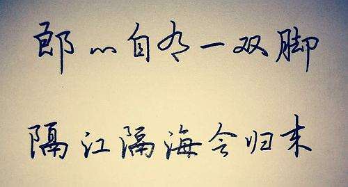 “郎心自有一双脚，隔山隔海会归来”是什么意思？是什么梗？ – 【最新网络热词】
