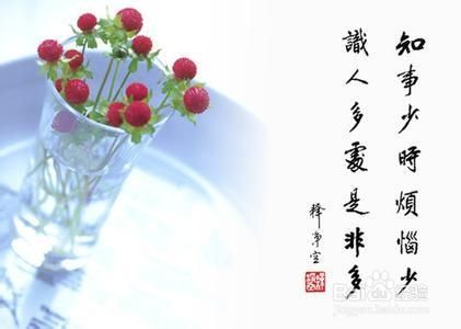 “知事少时烦恼少，识人多处是非多”是什么意思？是什么梗？ – 【最新网络热词】