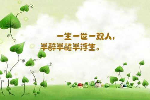 “一生一世一双人，半醉半醒半浮生”是什么意思？是什么梗？ – 【最新网络热词】