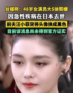 大S去世最新消息